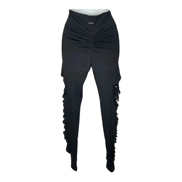 CANOAN SCRUNCH BOOTY LIFT! TORN LASER CUT LEGGING - Picture 5 of 9